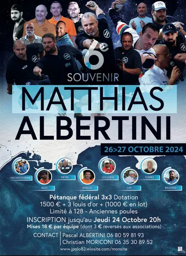 6ème souvenir Matthias Albertini -Concours de pétanque