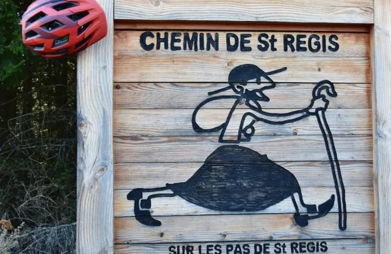 Le chemin de Saint-Régis à vélo