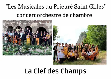Les musicales du Prieuré Saint Gilles : Concert de la Clef des Champs