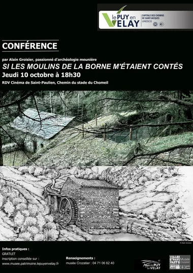 Conférence: Si les moulins de la Borne m’étaient contés