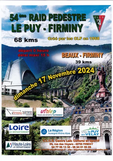 54ème raid pédestre Le Puy – Firminy