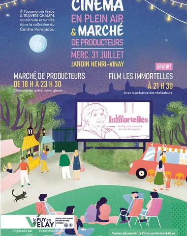 Cinéma en plein air et marché de producteurs