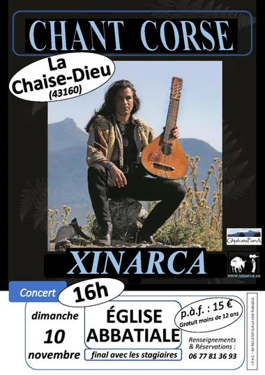 Concert de chants corses avec Xinarca