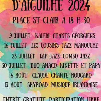 Les Mardis d’Aiguilhe : Claude chante Nougaro