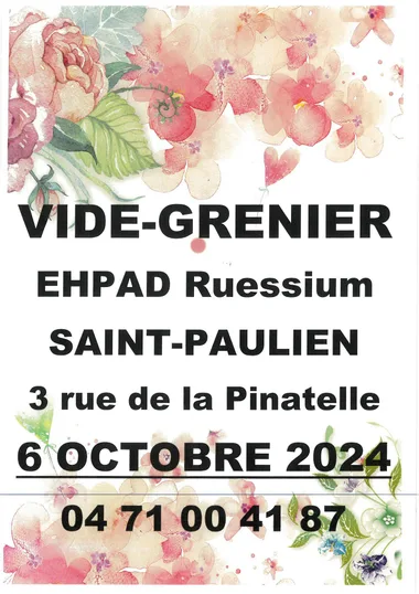 Vide-grenier EHPAD