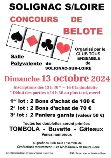 Concours de belote