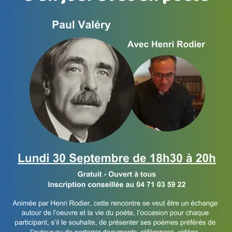 Rencontre poétique autour de Paul Valéry