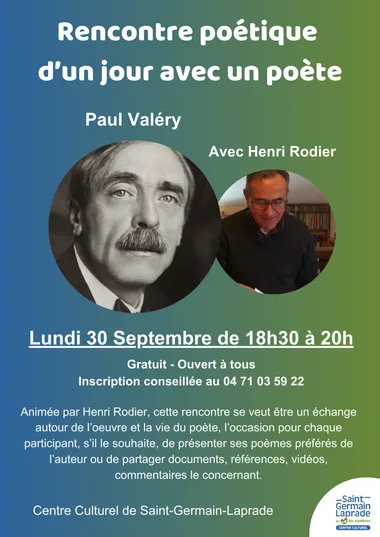 Rencontre poétique autour de Paul Valéry