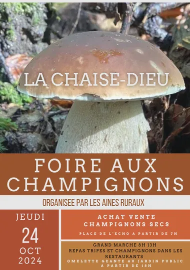 Foire aux champignons de La Chaise-Dieu