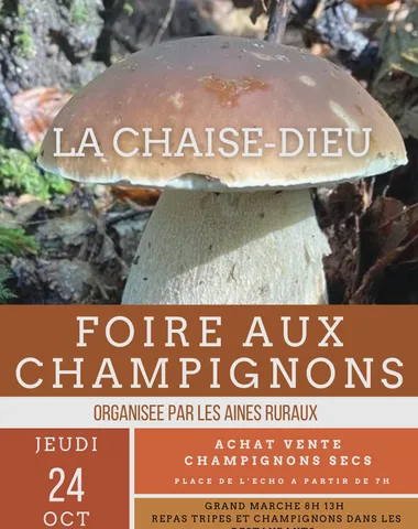 Foire aux champignons de La Chaise-Dieu