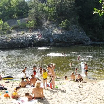 Baignade surveillée à Monistrol-d’Allier