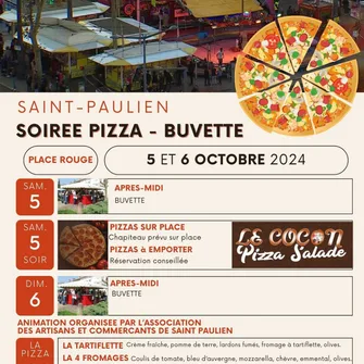 Soirée Pizza – Buvette