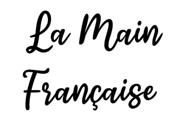 La Main Française - Logotipo de La Main Française negro