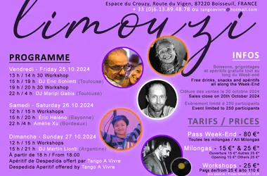 Limouzi Tango Week-end 6ème édition – Limoges