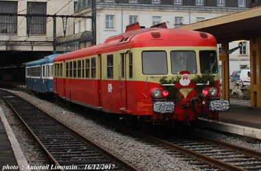 Train du Père Noël – Autorail : Limoges – Eymoutiers