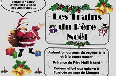 Train du Père Noël – Autorail : Limoges – Eymoutiers