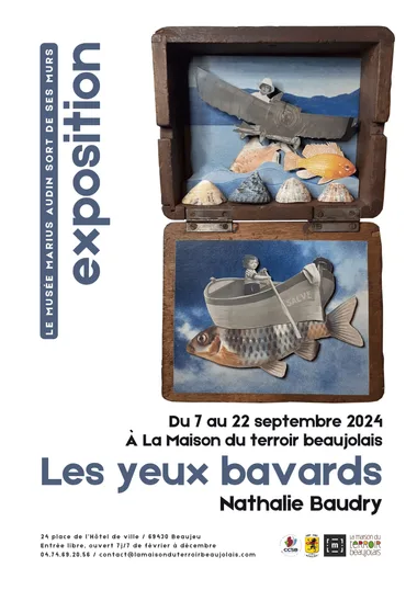 Exposition “Les yeux bavards”, Nathalie Baudry