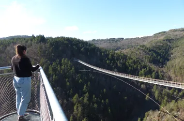 Belvedere and Footbridge of the Gorges du Lignon