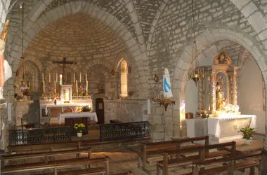 PCU_église Ntre-Dame de l'Assomption_Chœur, nef et chapelle de la Vierge
