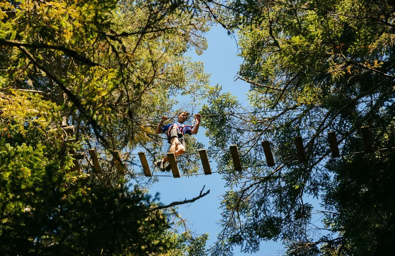 Eichhörnchen-Abenteuerparcours