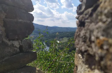 Vista del Loira desde el castillo de Artias