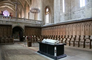 PCU_Saint-Robert Abbey Church_La Chaise Abbey_Dieu_Clement VI Tomb