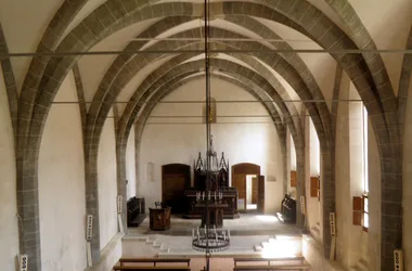 PCU_Abbaye de La Chaise-Dieu_Chapelle des Pénitents_interior of the former refectory