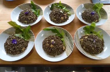 ACT-Ateliers Cuisine végétarienne et Nature-salade de lentilles