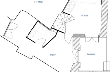 Plano del primer piso - Garrigou