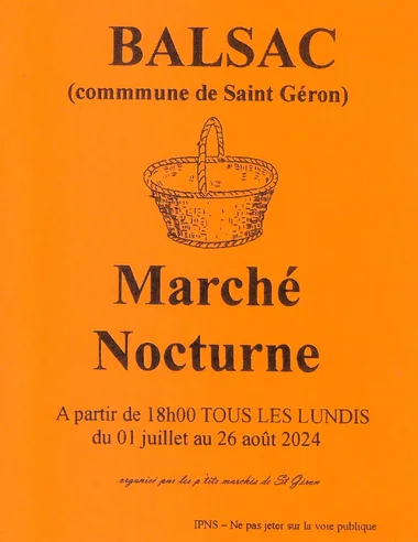 Les P’tits marchés de Saint-Géron-Balsac