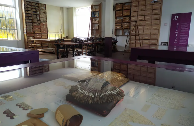 Kantmuseum - Reconstructie van werkplaats