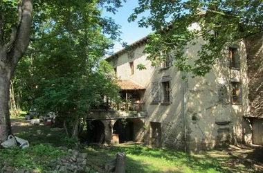 Garten, Blick auf das Haus