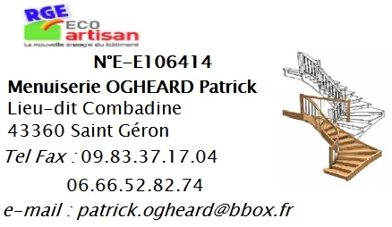 Menuiserie OGHEARD Patrick