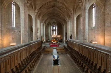 PCU_Abbatial Church of Saint-Robert_Abbaye de La Chaise_Dieu_choir