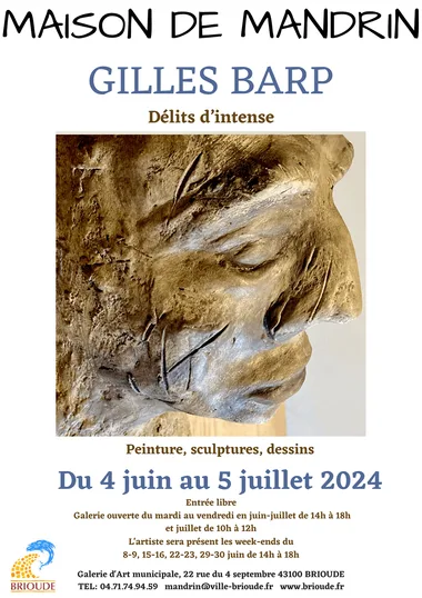 Exposition : Gilles BARP “Délits d’intense”
