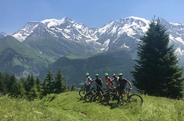 Tour of Mont Joly by mountain bike