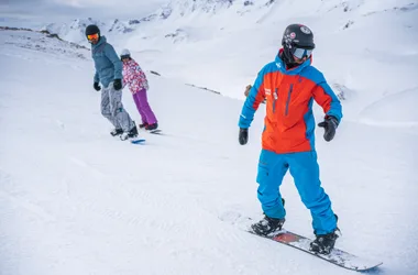 Private snowboard lessons Oxygène