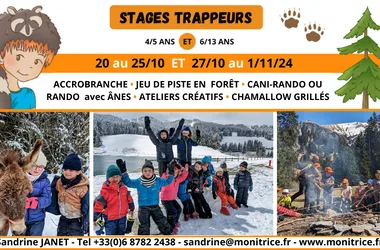 Stages Petits Trappeurs 4/5 ans Toussaint