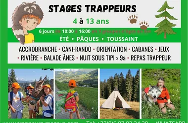 Stages Multisports Trappeurs 6-9 ans Eté