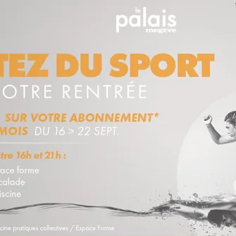 Mettez du sport dans votre rentrée : initiation et découverte de nos espaces