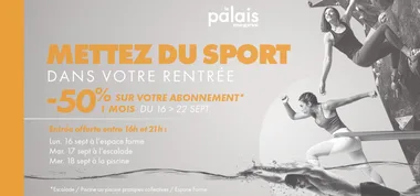 Mettez du sport dans votre rentrée : initiation et découverte de nos espaces