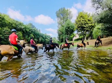 Randonnée équestre “rando baignade rivière”