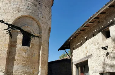 Au cœur du hameau de Gandoulès