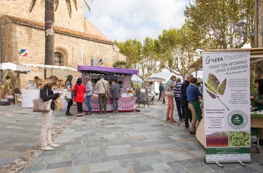 Bio market in Grimaud