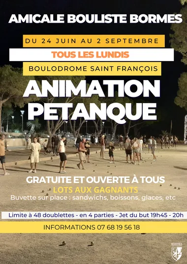 Animation Pétanque