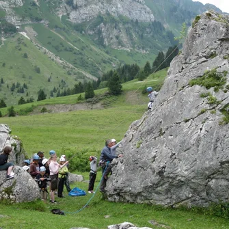 Site d’escalade – Blocs de Morsullaz