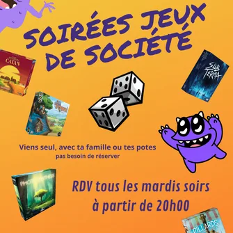 Soirée jeux de société