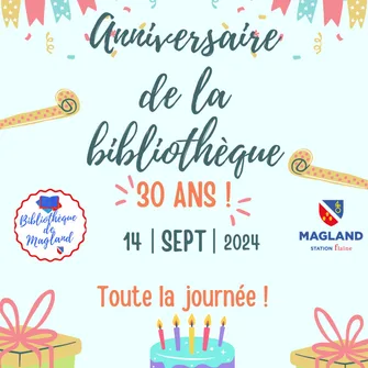 30 ans de la bibliothèque