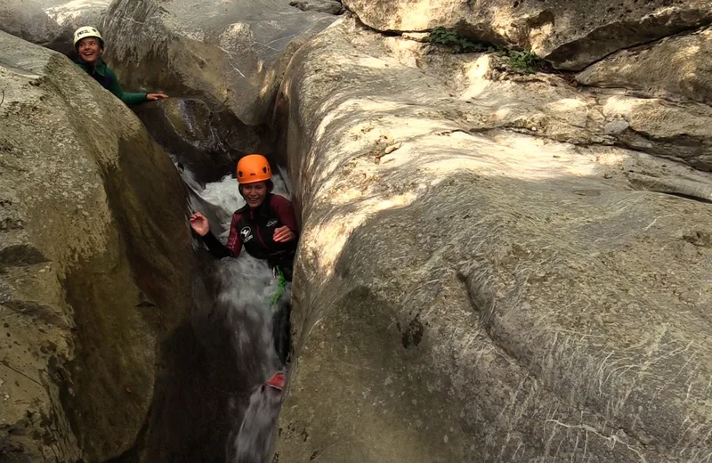 Le canyon sportif de Balme