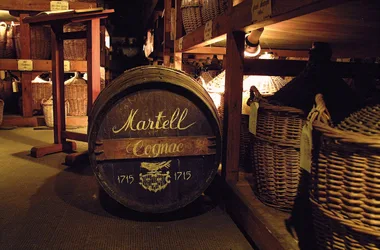 Chai vieillissement Martell Cognac